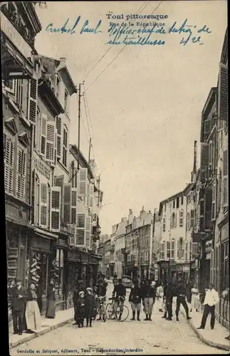 Ak Toul Meurthe et Moselle, Rue de la Republique