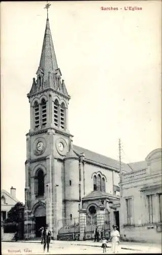 Ak Garches Hauts de Seine, L'Eglise