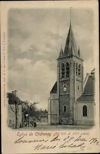 Ak Châtenay Malabry Hauts de Seine, Église Saint-Germain-l'Auxerrois