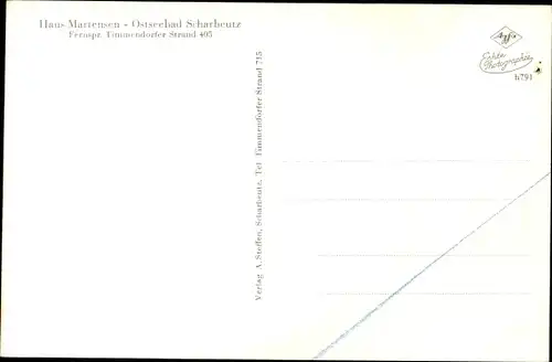 Ak Scharbeutz in Ostholstein, Haus Martensen