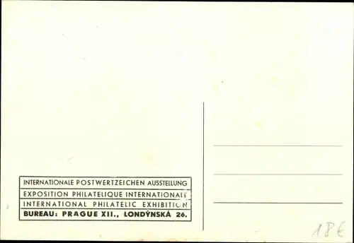 Künstler Ak Praha Prag, Mezinarodni vystava postovnich znamek 1938, Briefmarkenausstellung