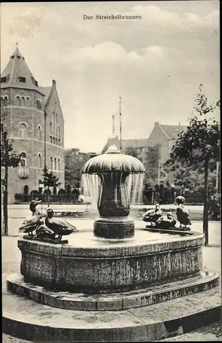 Ak Berlin Charlottenburg, Streichelbrunnen