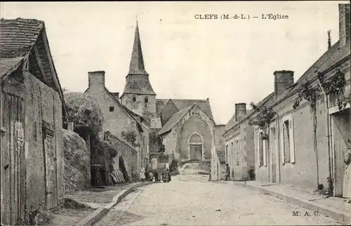 Ak Clefs Maine et Loire, L'Eglise