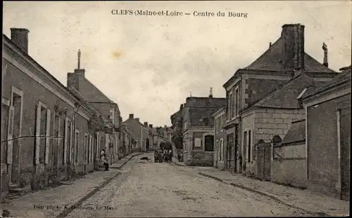 Ak Clefs Maine et Loire, Centre du Bourg