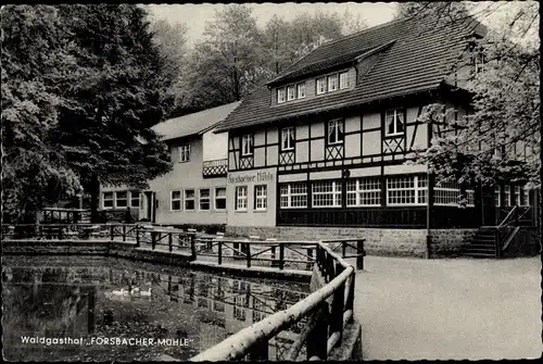 Ak Hoffnungsthal Rösrath im Rheinisch Bergischen Kreis, Forsbacher Mühle, Waldgasthof