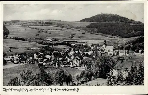 Ak Geising Altenberg im Erzgebirge, Gesamtansicht