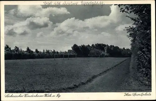 Ak Wiek auf Rügen, Am Sportplatz, Sächsisches Kinderheim