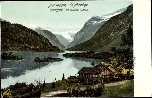 Ak Nordfjord Norwegen, Ved Vasenden i Loen