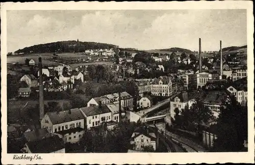 Ak Kirchberg in Sachsen, Teilansicht