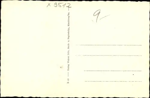 Ak Kirchberg in Sachsen, Teilansicht