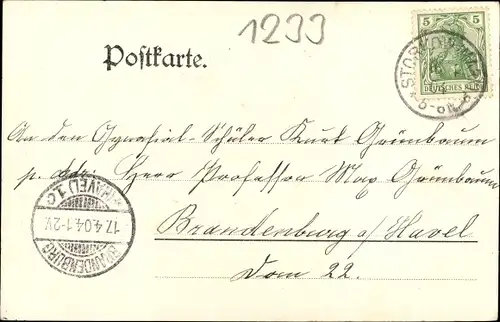 Ak Storkow in der Mark, Marktplatz