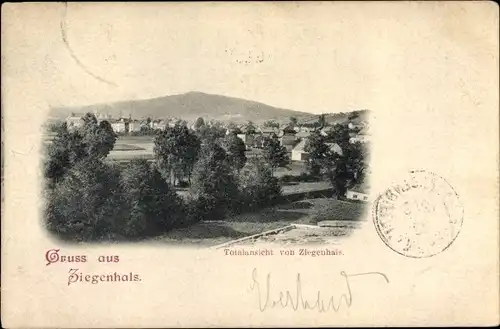 Ak Głuchołazy Zdrój Bad Ziegenhals Schlesien, Panorama