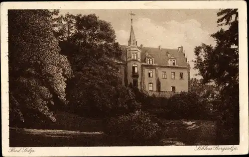 Ak Bad Sulza in Thüringen, Schloss Bergsulza