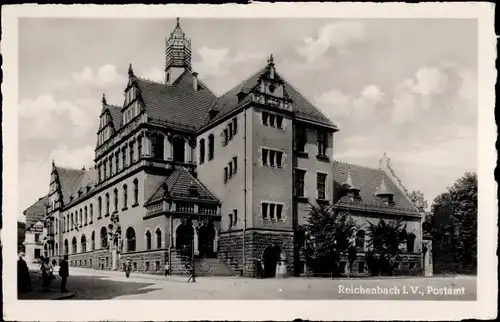 Ak Reichenbach im Vogtland, Postamt