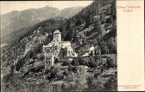 Ak Freienfeld Campo di Trens Südtirol, Schloss Welfenstein
