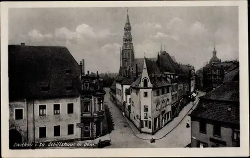 Ak Zwickau in Sachsen, Schiffshaus, Dom