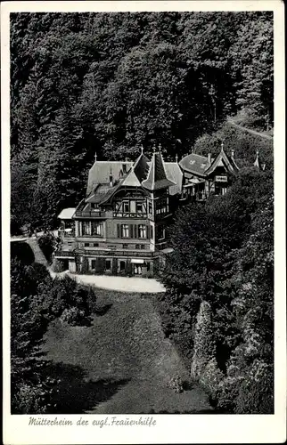 Ak Eppstein im Taunus, Mütterheim der evang. Frauenhilfe, Fliegeraufnahme