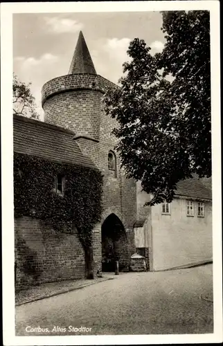 Ak Cottbus in der Niederlausitz, Altes Stadttor