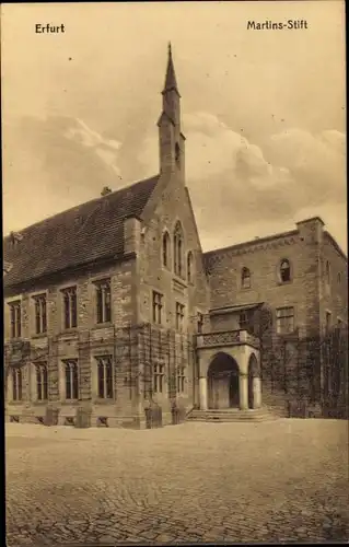 Ak Erfurt in Thüringen, Martinsstift