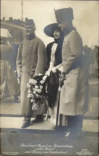 Ak Herzog Ernst August von Braunschweig, Victoria Luise, Herzog von Cumberland, Liersch 4139