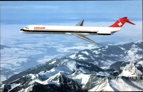 Ak Flugzeug McDonnel Douglas DC 9 81, Swissair