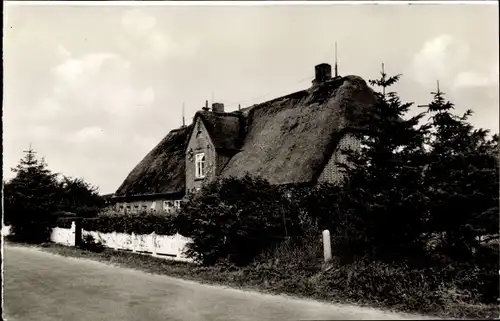 Ak Utersum Insel Föhr Nordfriesland, Haus Jensen