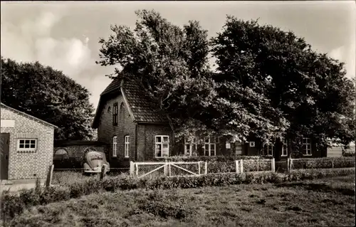 Ak Utersum Insel Föhr Nordfriesland, Gemeinde- und Kurverwaltung