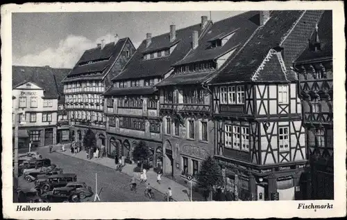 Ak Halberstadt, Fischmarkt