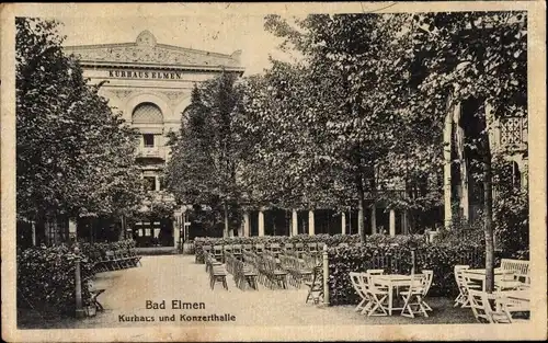 Ak Bad Elmen Salzelmen Schönebeck an der Elbe, Kurhaus und Konzerthalle