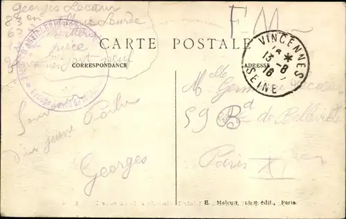 Ak Vincennes Val de Marne, Distribution de cafe au reveil