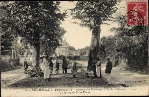 Ak Montfermeil Franceville Seine Saint Denis, Avenue des Mesanges