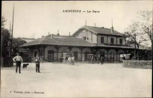 Ak Amberieu Ain, La Gare