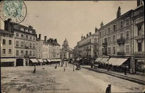 Ak Bourg Ain, Avenue Alsace Lorraine