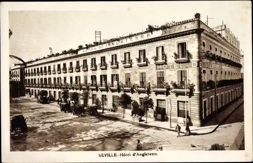 Ak Sevilla Andalusien, Hotel d'Angleterre