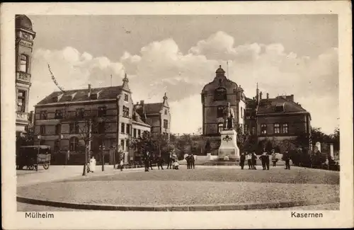 Ak Mülheim an der Ruhr, Kasernen