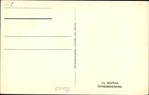 Ak Neubrandenburg Mecklenburg Vorpommern, Stargarder Tor