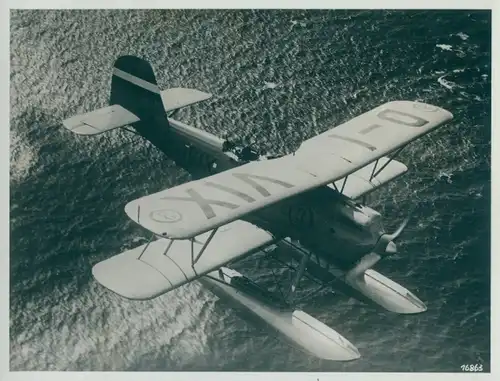 Foto Flugzeug, Doppeldecker, Wasserflugzeug, D-I VIX