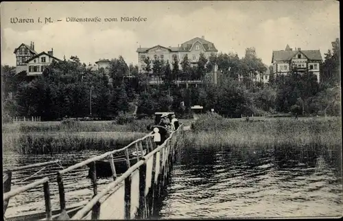 Ak Waren an der Müritz, Villenstraße, Müritzsee