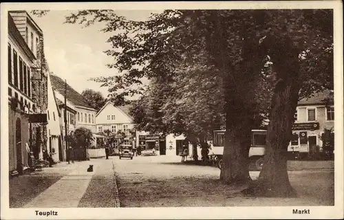 Ak Teupitz in Brandenburg, Markt