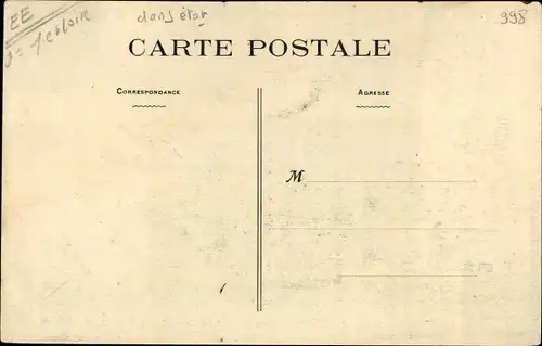 Ak Beaupréau Maine et Loire, Le Petit Seminaire lors du rachat 1914, Dortoir, Kriegszerstörung I. WK