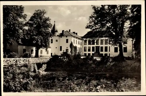 Ak Gelting Landschaft Angeln in Schleswig Holstein, Schloss