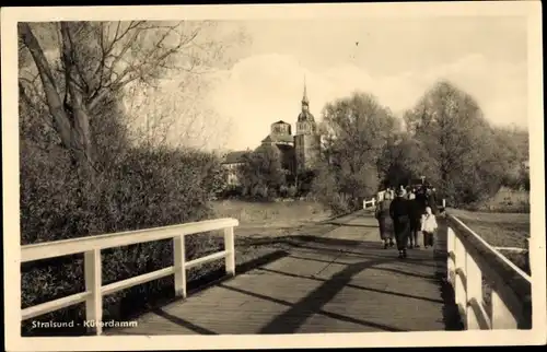 Ak Stralsund in Vorpommern, Küterdamm