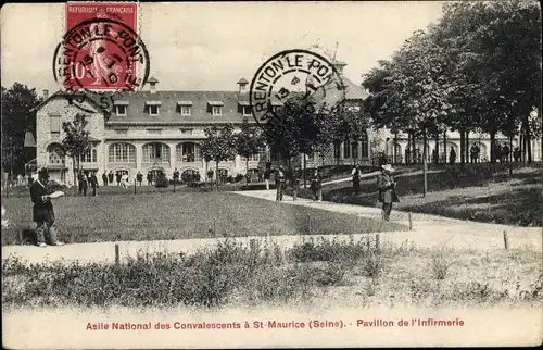 Ak Saint Maurice Val de Marne, Asile National des Convalescents, Pavillon de l'Infirmerie