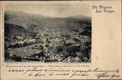 Ak Urbes Wesserling Elsass Haut Rhin, St. Amarinthal, Vallée de St. Amarin