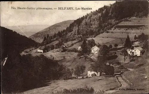 Ak Belfahy Haute Saône, Les Martins, Panorama