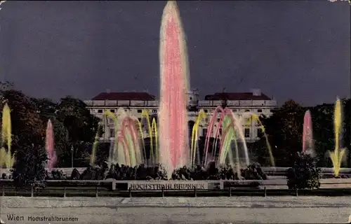 Ak Wien I., Hochstrahlbrunnen