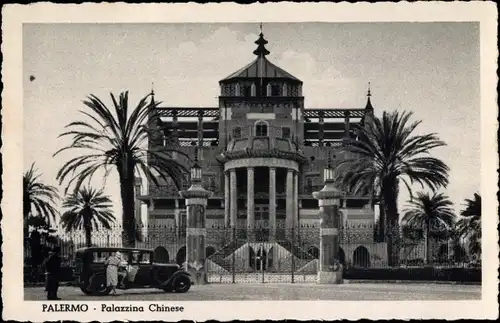 Ak Palermo Sizilien Sicilia Italien, Palazzina Chinese