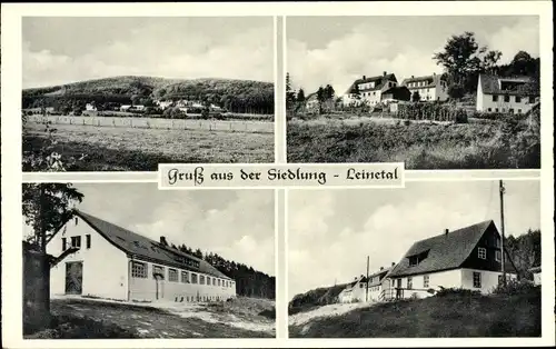 Ak Siedlung Leinatal Einbeck in Niedersachsen, Teilansicht, Gebäude