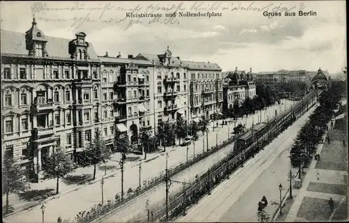 Ak Berlin Schöneberg, Kleiststraße und Nollendorfplatz, Fassaden