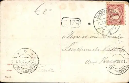 Ak Zandvoort Nordholland Niederlande, Strandgezicht